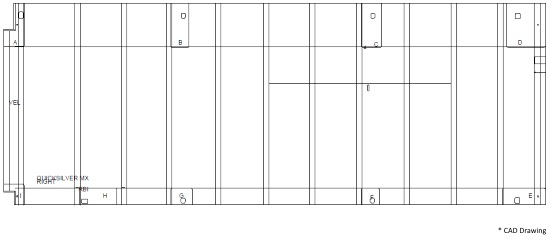 Entoilage pour Quicksilver MX drawing CAD